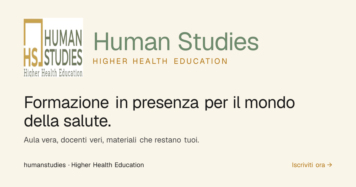 Human Studies — Higher Health Education